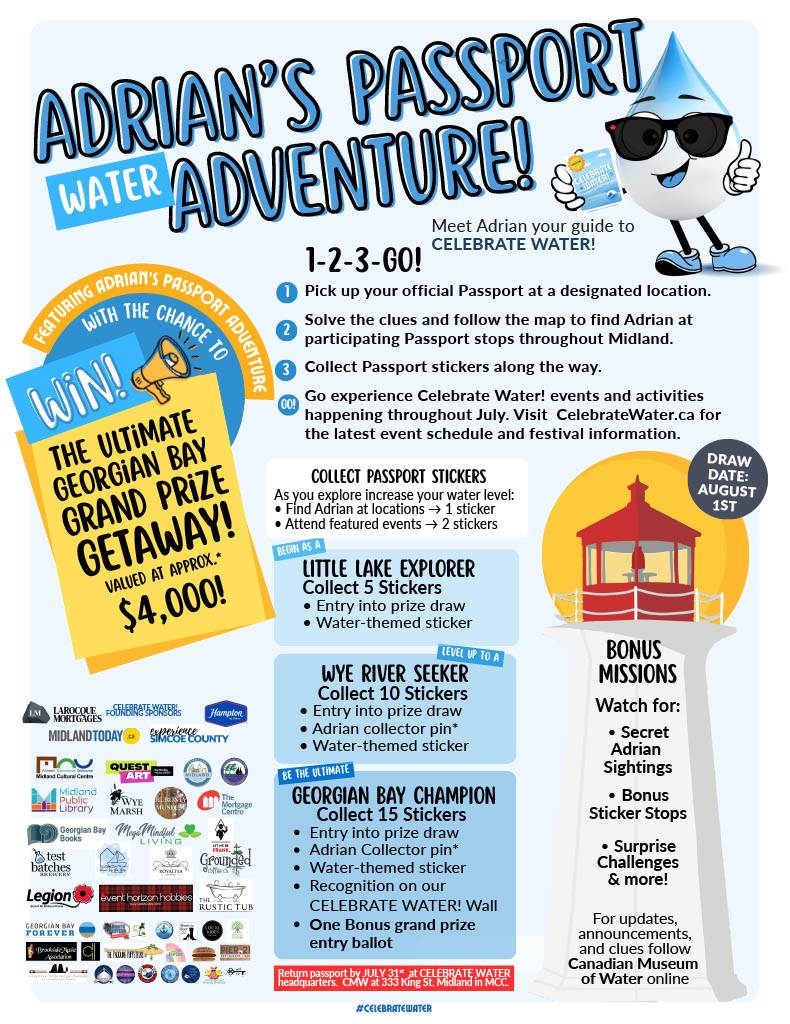 Règles de l'aventure passeport d'Adrian — comment jouer, gagner des autocollants et des prix